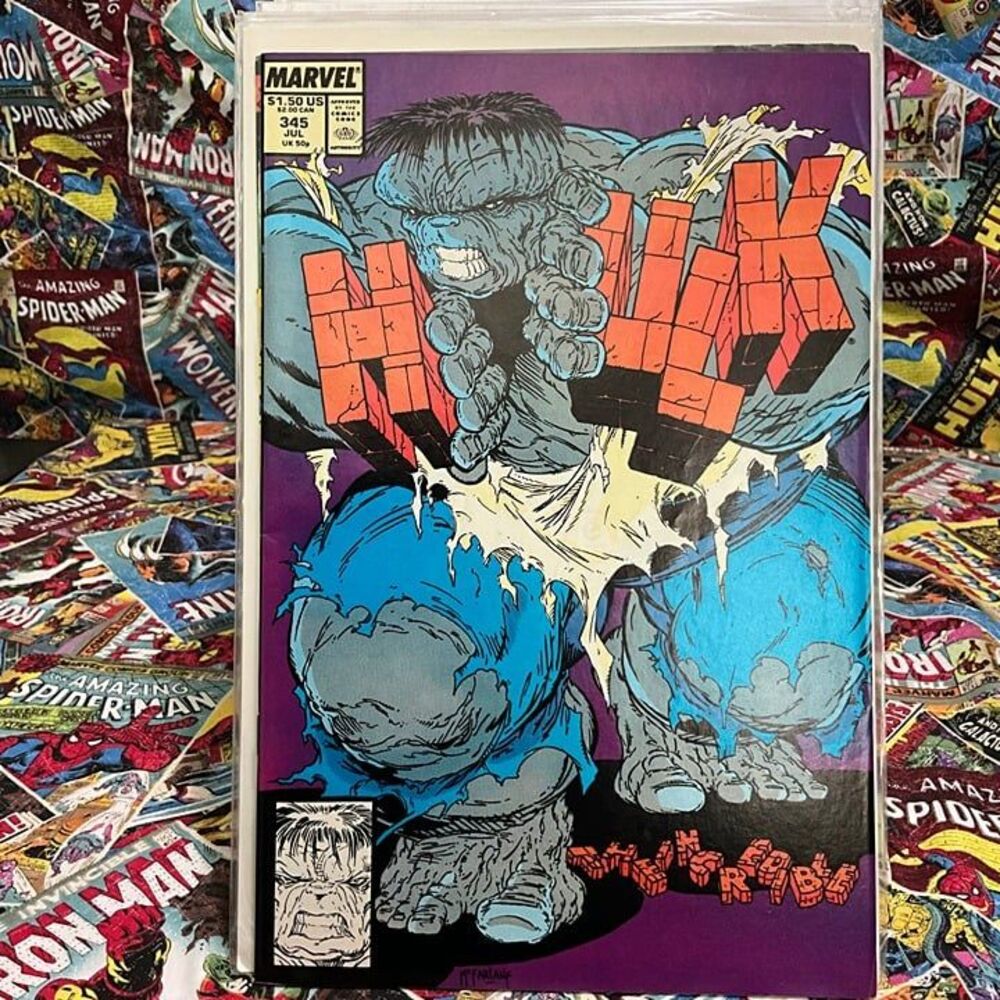 Classic McFarlane Cover of Incredible Hulk #345